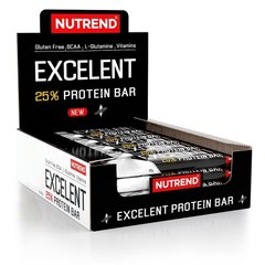 Nutrend Excelent Protein Bar, 18*85 грам Арахісове масло в молочному шоколаді