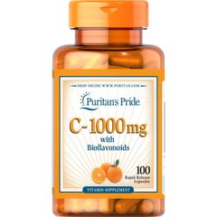 Puritan's Pride Vitamin C-1000 mg with Bioflavonoids, 100 капсул