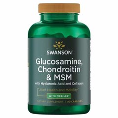 Swanson Glucosamine, Chondroitin & MSM, 90 капсул