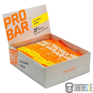 Progress Nutrition Pro Bar, 12*45 грам Шоколад карамель