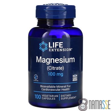 Life Extension Magnesium Citrate 100 mg, 100 вегакапсул