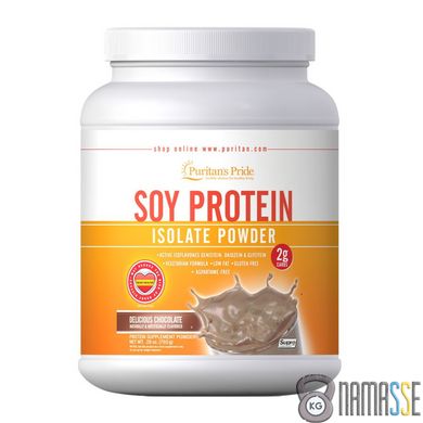 Puritan's Pride Soy Protein, 793 грам Шоколад