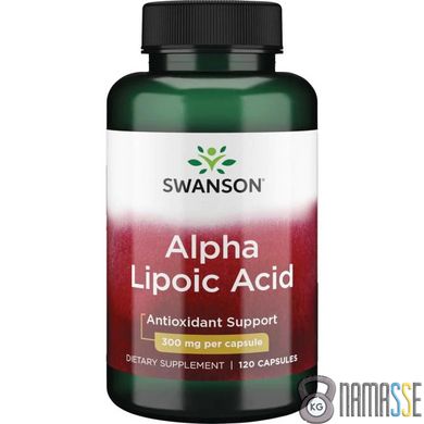 Swanson Alpha Lipoic Acid 300 mg, 120 капсул