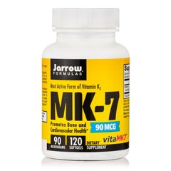 Jarrow Formulas MK-7 90 mcg, 120 капсул