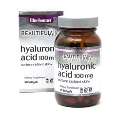 Bluebonnet Nutrition Hyaluronic Acid 100 mg, 90 капсул - Beautiful Ally