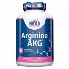 Haya Labs Arginine AKG 1000 mg, 100 таблеток