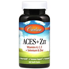 Carlson Labs ACES + Zn, 60 капсул