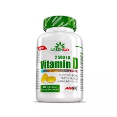 Amix Nutrition GreenDay Vitamin D3 2500 IU, 90 капсул