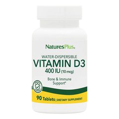 Natures Plus Vitamin D3 400 IU, 90 таблеток