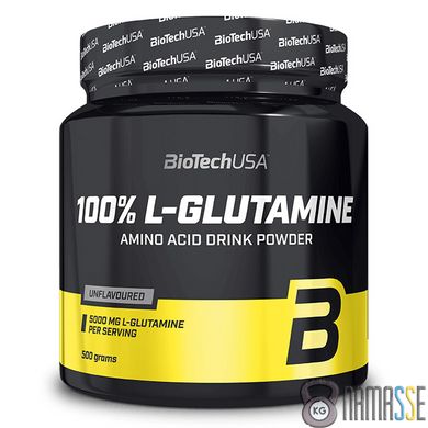 BioTech 100% L-Glutamine, 500 грам