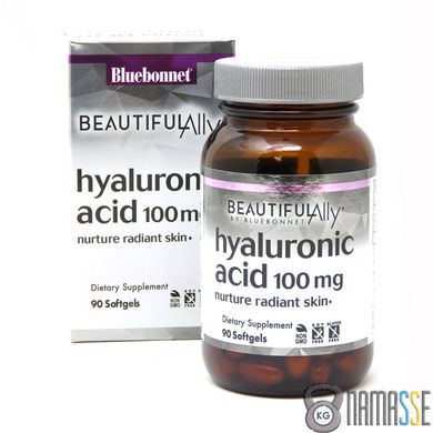 Bluebonnet Nutrition Hyaluronic Acid 100 mg, 90 капсул - Beautiful Ally