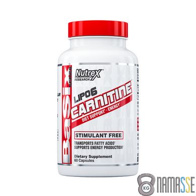 Nutrex Research Lipo-6 Carnitine, 60 капсул
