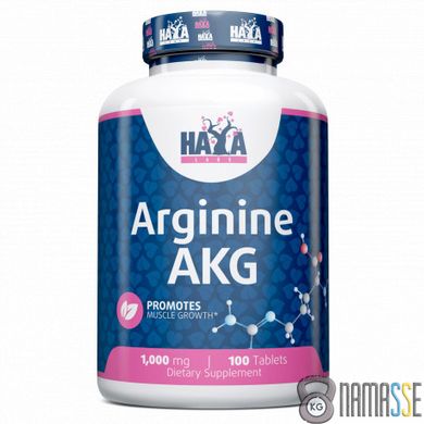 Haya Labs Arginine AKG 1000 mg, 100 таблеток