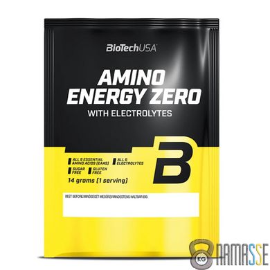BioTech Amino Energy Zero with Electrolytes, 14 грам Лайм