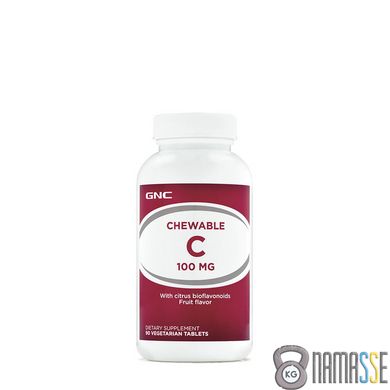GNC Chewable C 100 mg, 90 вегатаблеток