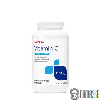 GNC Vitamin C 1000 mg Timed-Release, 180 вегакапсул