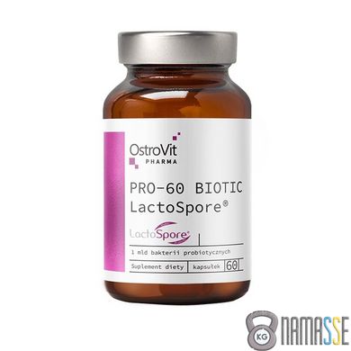 OstroVit Pharma PRO-60 BIOTIC LactoSpore, 60 капсул