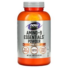 NOW Amino-9 Essentials Powder, 330 грам