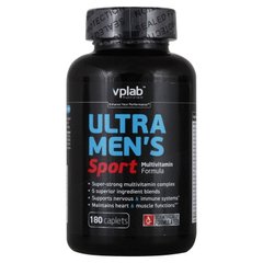 VPLab Ultra Mens Sport Multivitamin, 180 каплет