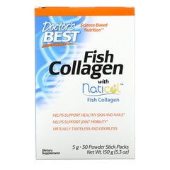 Doctor's Best Fish Collagen with Naticol, 30 пакетиків