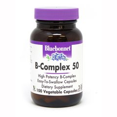 Bluebonnet B-Complex 50, 100 вегакапсул