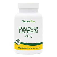 Natures Plus Egg Yolk Lecithin 600 mg, 180 вегакапсул