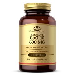 Solgar Megasorb CoQ-10 600 mg, 30 капсул