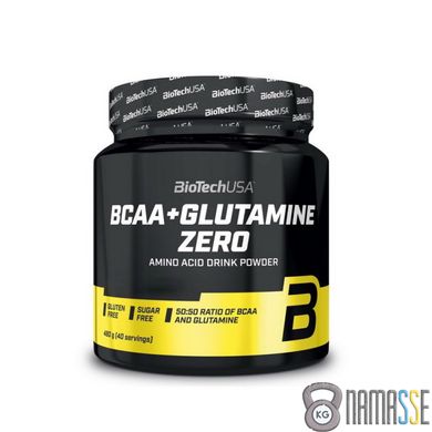 BioTech BCAA+Glutamine Zero, 480 грам Лимон