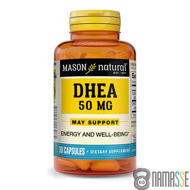 Mason Natural DHEA, 30 капсул