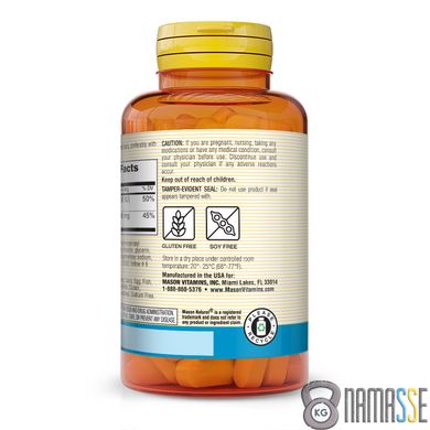 Mason Natural Calcium 600 mg Plus Vitamin D3, 60 таблеток