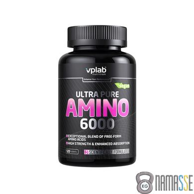 VPLab Ultra Pure Amino 6000, 120 капсул