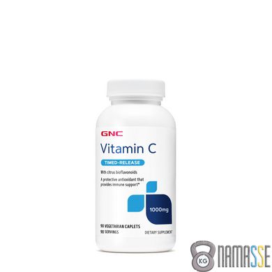 GNC Vitamin C 1000 mg Timed-Release, 90 вегакапсул