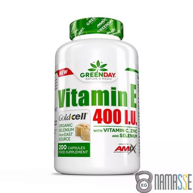 Amix Nutrition GreenDay Vitamin E 400 IU Life+, 200 капсул