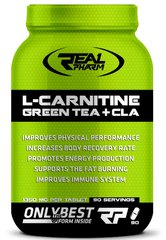 Real Pharm L-Carnitine Green Tea + CLA, 90 таблеток