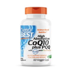 Doctor's Best CoQ10 plus PQQ High Absorption, 60 капсул