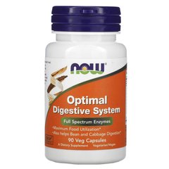 NOW Optimal Digestive System, 90 вегакапсул