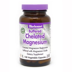 Bluebonnet Nutrition Buffered Chelated Magnesium, 120 вегакапсул