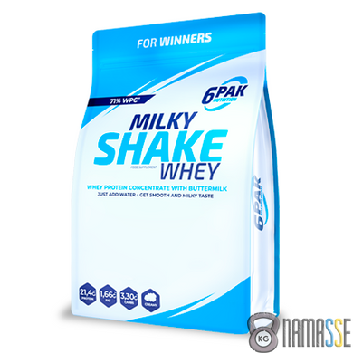 6PAK Nutrition Milky Shake Whey, 1.8 кг Полуниця