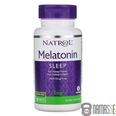 Natrol Melatonin 1 mg, 180 таблеток