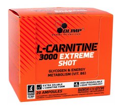 Olimp L-Carnitine 3000 Extreme Shot, 20*25 мл Вишня
