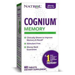 Natrol Cognium Memory 100 mg, 60 таблеток