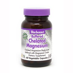 Bluebonnet Nutrition Buffered Chelated Magnesium, 60 вегакапсул