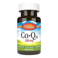 Carlson Labs CoQ10 200 mg, 30 капсул