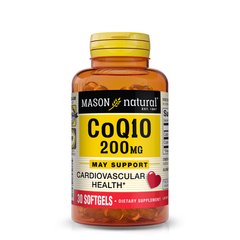 Mason Natural Co Q10 200 mg, 30 капсул