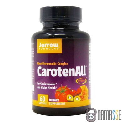 Jarrow Formulas CarotenALL Mixed Carotenoids Complex, 60 капсул