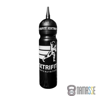 Пляшка Extrifit Long Nozzle 1000 мл, Black
