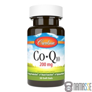 Carlson Labs CoQ10 200 mg, 30 капсул