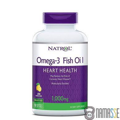 Natrol Omega-3 1000 mg, 150 капсул