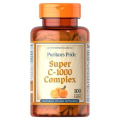 Puritan's Pride Vitamin C-1000 mg Complex, 100 каплет