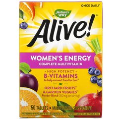 Nature's Way Alive! Women's Energy Complete Multivitamin, 50 таблеток